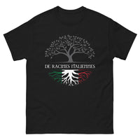 Thumbnail for T-shirt Italie noir - Origines italiennes avec humour