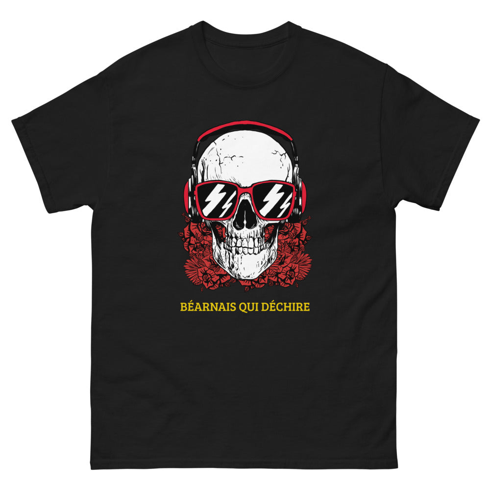 T-shirt Béarn noir - design sombre et humoristique