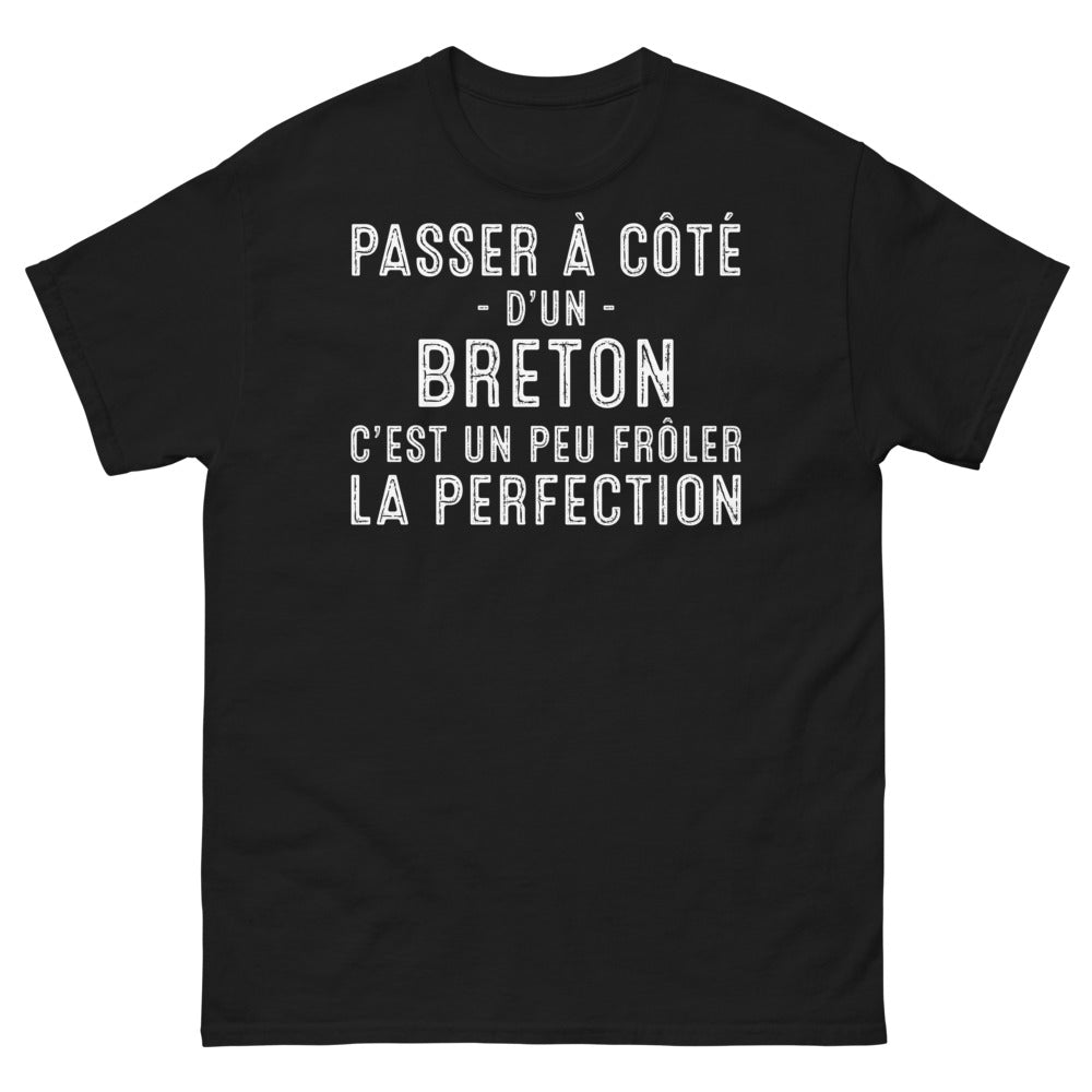 T-shirt Bretagne noir - Passer à côté d’un Breton, c’est un peu frôler la perfection