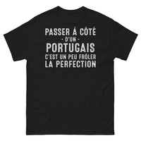 Thumbnail for T-shirt Portugal noir - Frôler la perfection d'un Portugais