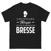 T-shirt Bresse noir - Je n'ai pas besoin de thérapie