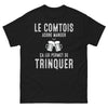 T-shirt Comtois noir - Joie de vivre et gastronomie