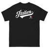 T-shirt Italie noir - Corps et âme avec humour