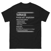 Thumbnail for T-shirt Tarnais noir - Principe actif et tempérament unique