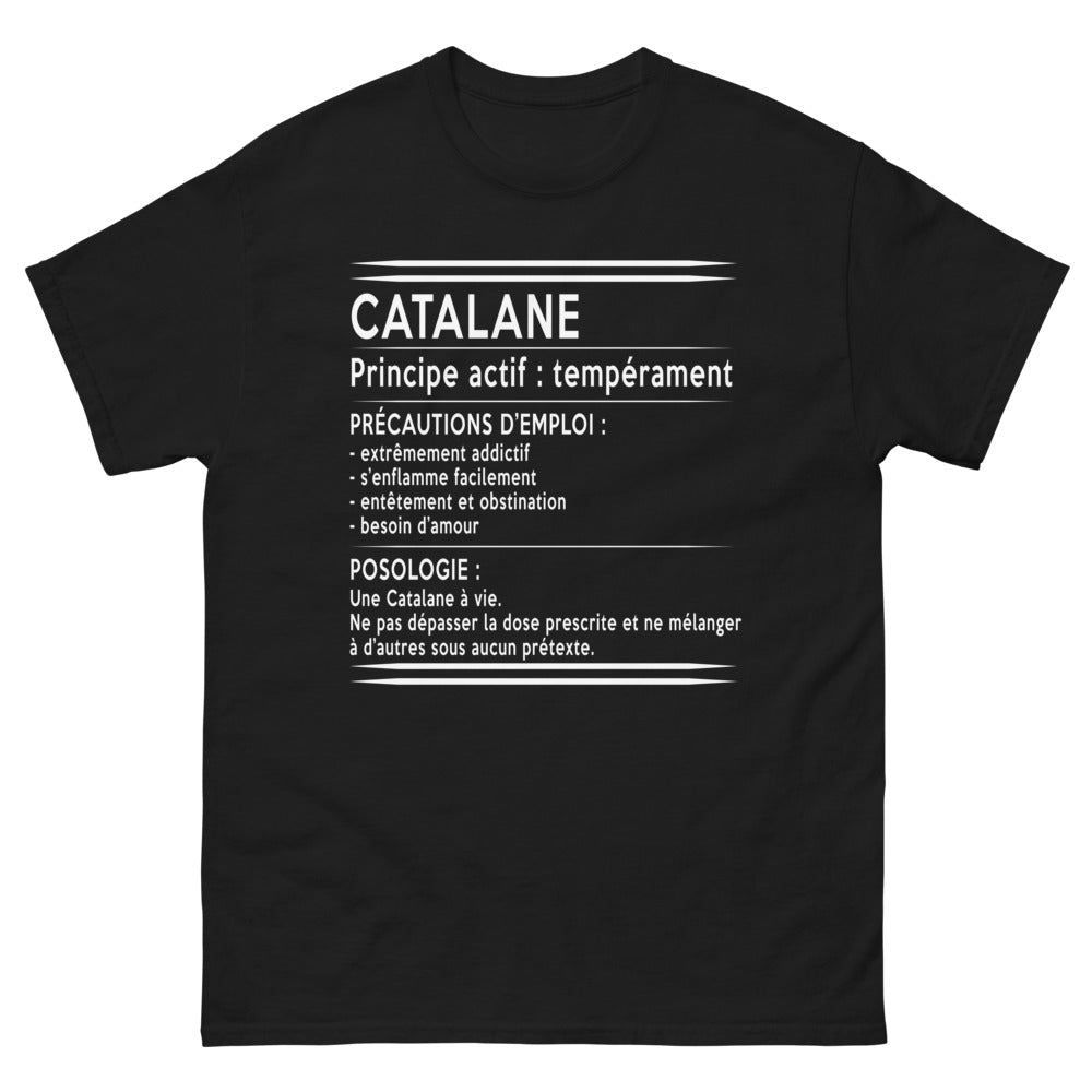 T-shirt Catalogne noir - Un concentré d'énergie du Sud