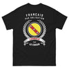 T-shirt Lorraine noir - Français par Obligation, Lorrain par le Coeur