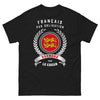T-shirt Normand noir - Français par obligation, Normand par le cœur