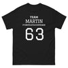 T-shirt Équipe Martin noir - Tu peux pas comprendre