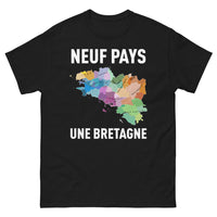Thumbnail for T-shirt Bretagne noir - Neuf Pays, Une Bretagne Sombre