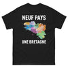 T-shirt Bretagne noir - Les Neuf Pays en toute simplicité