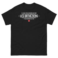 Thumbnail for T-shirt Orthez noir - Il y a deux types de personnes