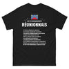 T-shirt Réunion noir - Les 10 Commandements Réunionnais