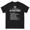 T-shirt Alsace noir - Les 10 Commandements Alsaciens