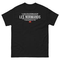 Thumbnail for T-shirt Normand noir - Deux types de personnes : Les Normands