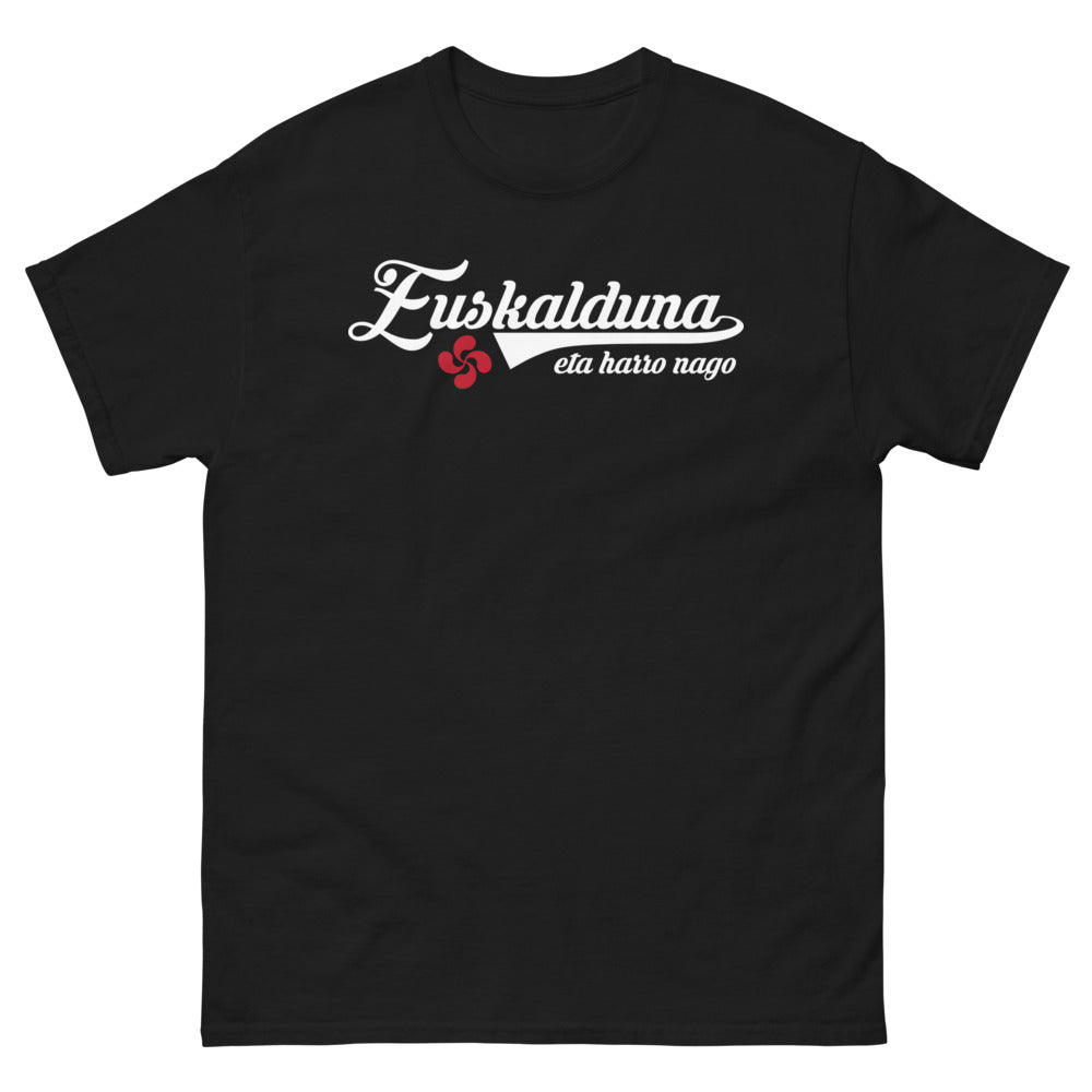 T-shirt Basque noir - Euskalduna eta harro nago