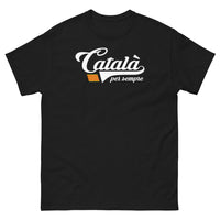 Thumbnail for T-shirt Catalogne noir - Català per Sempre, fierté et tradition