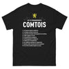 T-shirt Comtois noir - Les 10 Commandements de la Franche-Comté
