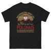 T-shirt Pologne noir - Déconne pas avec les Polonais