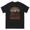 T-shirt Portugal noir - Déconne pas avec les Portugais