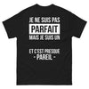 T-shirt Bretagne noir - Je ne suis pas parfait, mais Breton