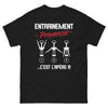 T-shirt Provence noir - Entraînement à l'apéro humoristique