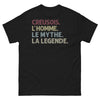 T-shirt Creusois noir - L'Homme, Le Mythe, La Légende