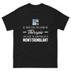 T-shirt Mont-Tremblant noir - Je n'ai pas besoin de thérapie