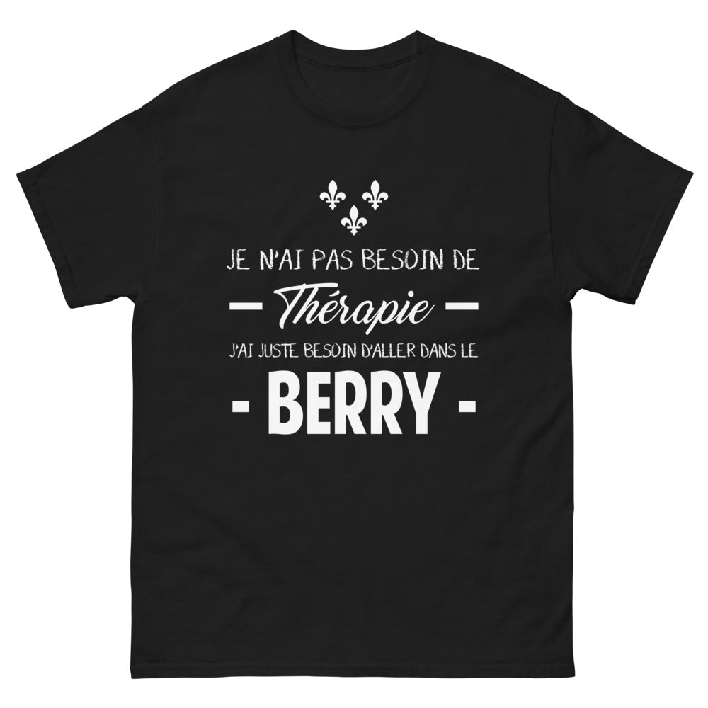 T-shirt Berry noir - Pas besoin de thérapie