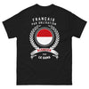 T-shirt Alsacien noir - Français par Obligation, Alsacien par le Sang