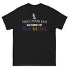 T-shirt Roumanie noir - Priez pour Moi, ma Femme est Roumaine