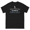 T-shirt Grèce noir - Priez pour moi, ma femme est Grecque