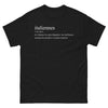 T-shirt Italie noir - Élégance et maternité avec humour