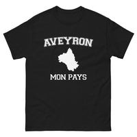 Thumbnail for T-shirt Aveyron noir - Mon Pays Sombre