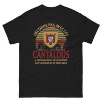 Thumbnail for T-shirt Cantal noir - Déconne pas avec les Cantalous