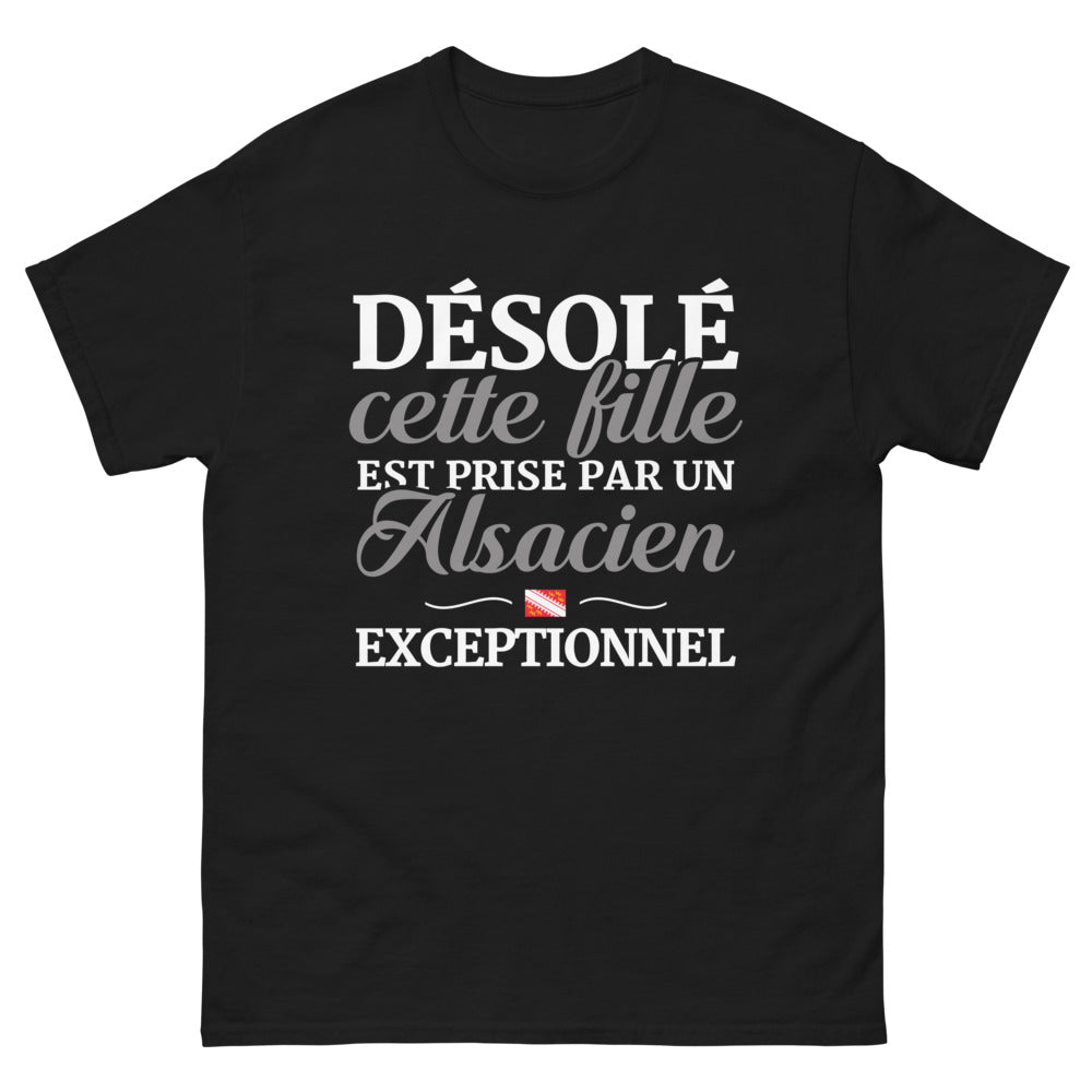 T-shirt Alsace noir - Prise par un Alsacien exceptionnel