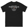 T-shirt Portugal noir - Je suis au régime portugais