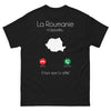 T-shirt Roumanie noir - La Roumanie m'appelle, il faut y aller