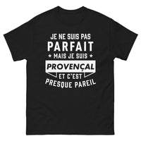 Thumbnail for T-shirt Provence noir - Je ne suis pas parfait, mais je suis Provençal