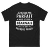 T-shirt Béarnais noir - Je ne suis pas parfait mais je suis Béarnais