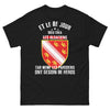 T-shirt Alsacien noir - Et le 8e jour, Dieu créa les Alsaciens