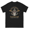 T-shirt Normandie noir - Contrebande de cidre et camembert