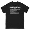 T-shirt Franc-Comtois noir - Anecdotes et fierté régionale