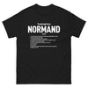 T-shirt Normand noir - Tu sais que tu es Normand quand…
