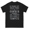 T-shirt Corse noir - Les Corses et la Tempête