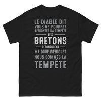 Thumbnail for T-shirt Bretagne noir - Nous sommes la tempête
