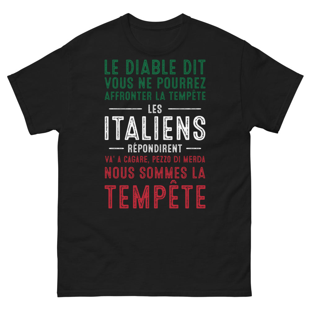 T-shirt Italie noir - Nous Sommes La Tempête
