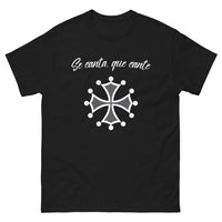 Thumbnail for T-shirt Occitanie noir - Se Canta Que Cante avec style