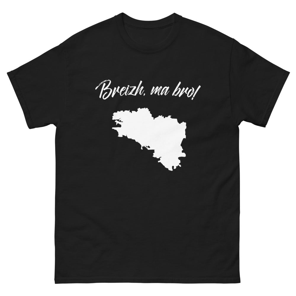 T-shirt Bretagne noir - Breizh Ma Bro, fierté bretonne