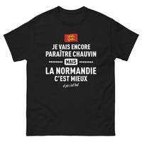 Thumbnail for T-shirt Normandie noir - Chauvin et Fier de l'Être !