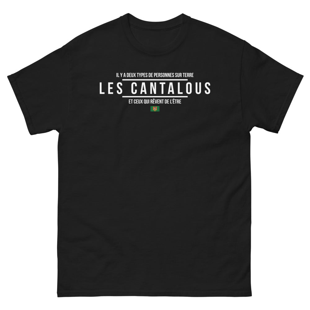 T-shirt Cantal noir - Cantalous versus rêveurs